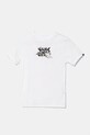 Vans tricou de bumbac pentru copii Copout print alb VN000MK1WHT1