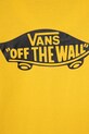 Dječaci Dječja pamučna majica kratkih rukava Vans STYLE 76 VN000IVEZX71 zlatna