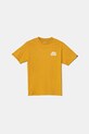Vans t-shirt bawełniany dziecięcy Sneaky VN000MK2BL21 żółty SS25