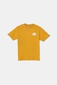 Vans t-shirt in cotone per bambini Sneaky VN000MK2BL21 giallo SS25