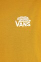 Chłopiec Vans t-shirt bawełniany dziecięcy Sneaky VN000MK2BL21 żółty