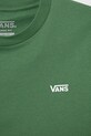Chlapec Detské bavlnené tričko Vans LEFT CHEST TEE VN0A4MQ3BR11 zelená