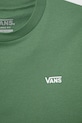 Chlapec Detské bavlnené tričko Vans LEFT CHEST TEE VN0A4MQ3BR11 zelená