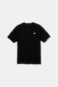 Detské bavlnené tričko Vans SALTON bavlna čierna VN000P5SBLK1