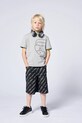 Karl Lagerfeld tricou de bumbac pentru copii print gri Z30425.162.174