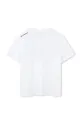 Karl Lagerfeld tricou de bumbac pentru copii Z30435.114.150 alb SS25