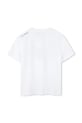 Karl Lagerfeld t-shirt in cotone per bambini Z30435.114.150 bianco SS25