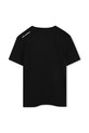 Otroška bombažna kratka majica Karl Lagerfeld Z30435.114.150 črna SS25