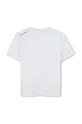 Karl Lagerfeld tricou de bumbac pentru copii Z30437.86.108 alb SS25