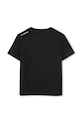 Детская хлопковая футболка Karl Lagerfeld Z30438.162.174 чёрный SS25