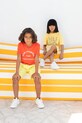 BIMBO Karl Lagerfeld t-shirt in cotone per bambini Z30439.86.108 arancione