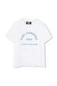 Детская хлопковая футболка Karl Lagerfeld хлопок белый Z30439.162.174