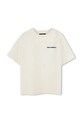 Дитяча бавовняна футболка Karl Lagerfeld Z30440.162.174 бежевий SS25