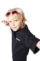 Karl Lagerfeld gyerek pamut póló fekete Z30440.162.174