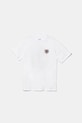 Vans t-shirt bawełniany Vortex nadruk biały VN000MKHWHT1