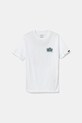 Vans tricou de bumbac pentru copii Old Skool print alb VN000MKUWHT1