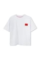 HUGO tricou de bumbac pentru copii G00345.114.150 alb SS25