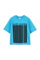 Otroška bombažna kratka majica Marc Jacobs W60451.86.108 modra SS25