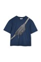 Детская хлопковая футболка Marc Jacobs W60453.114.150 голубой SS25
