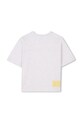 Детская хлопковая футболка Marc Jacobs W60457.114.150 серый SS25