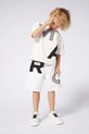Дитяча бавовняна футболка Marc Jacobs бавовна бежевий W60460.114.150