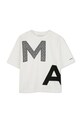 Дитяча бавовняна футболка Marc Jacobs W60460.114.150 бежевий SS25