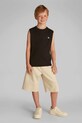 Мальчик Детская хлопковая футболка Calvin Klein Jeans 2 шт IB0IB02443.128.176.PPYA чёрный