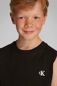 Детская хлопковая футболка Calvin Klein Jeans 2 шт IB0IB02443.128.176.PPYA чёрный
