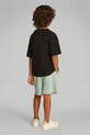 Дитяча бавовняна футболка Calvin Klein Jeans чорний IB0IB02453.PPYA