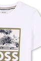 BOSS t-shirt in cotone per bambini bianco J52032.162.174