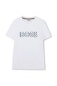 BOSS t-shirt bawełniany dziecięcy nadruk biały J52034.102.108