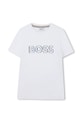 BOSS tricou de bumbac pentru copii print alb J52034.162.174