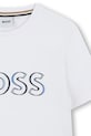 Băieți BOSS tricou de bumbac pentru copii J52034.162.174 alb