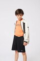 BOSS t-shirt bawełniany dziecięcy J52034.162.174 pomarańczowy