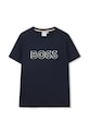 BOSS tricou de bumbac pentru copii print bleumarin J52034.162.174