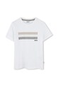 BOSS t-shirt bawełniany dziecięcy nadruk biały J52035.102.108