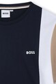 Băieți BOSS tricou de bumbac pentru copii J52039.114.150 bleumarin