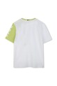 BOSS tricou copii J52040.162.174 alb SS25