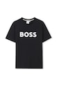 BOSS tricou de bumbac pentru copii J52049.114.150 negru SS25