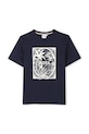 BOSS tricou de bumbac pentru copii J52050.114.150 bleumarin SS25