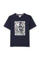 BOSS t-shirt in cotone per bambini cotone blu navy J52050.162.174