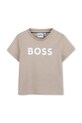 Detské bavlnené tričko BOSS bavlna béžová J52105.86.94