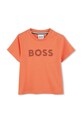 BOSS t-shirt bawełniany niemowlęcy nadruk pomarańczowy J52105.67.81
