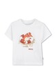 BOSS t-shirt bawełniany niemowlęcy nadruk biały J52110.86.94