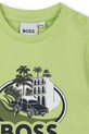 Băieți BOSS tricou din bumbac pentru bebelusi J52110.86.94 verde
