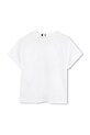 BOSS t-shirt bawełniany niemowlęcy J52110.67.81 biały SS25