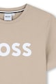 Băieți BOSS tricou de bumbac pentru copii J52030.102.108 bej