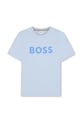 Детская хлопковая футболка BOSS хлопок голубой J52030.162.174