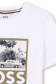 BOSS t-shirt bawełniany dziecięcy biały J52032.102.108