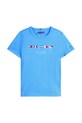 Dječja pamučna majica kratkih rukava Tommy Hilfiger KB0KB09532.116.122.PPYA plava SS25